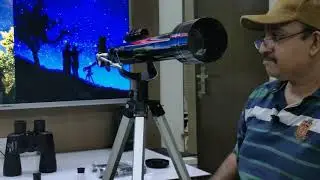 Astronomy below rs 5000, 60mm refractor vs 10x50mm Binoculars,which is better, review in hindi