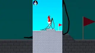 Draw Bridge Game 🏎️😂 Level- 135 #shorts #youtubeshorts #games 😂