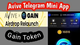 Avive first telegram app | Avive and gain token |