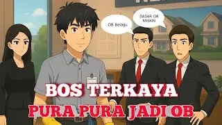 Dikira OB Padahal Bos Terkaya - Dihina Karena Miskin Part 1 #ANIMASIDRAMA | Kartun Animasi Drama