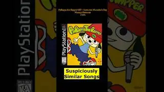 Did This Song from PaRappa the Rapper sound similar to this other song 🎙️? #videogame #similar #90s