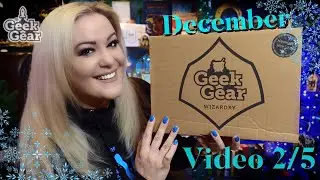 FIRST LOOK - DECEMBER 2021 GEEK GEAR WIZARDRY STANDARD BOX UNBOXING | VICTORIA MACLEAN