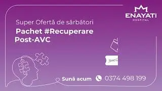 Alege pachetele de #recuperare medicală post-AVC, artroze și TVM &icirc;n Enayati Hospital