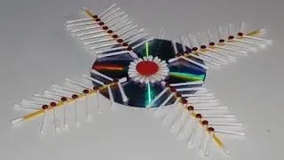 How to reuse waste cotton Buds,DIY Cotton buds home Decorating Idea