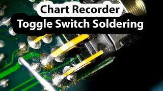 Toggle Switch Soldering and Replacement for Chart recorder using 0.5x Barlow lens