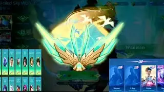 VEILED SKY WISH Draw! + Spinning in Grand Collection Draw of SPIRIT OF THE BRUSH! | MLBB Spin Events