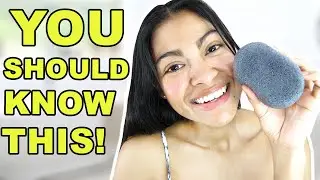 My Experience using a KONJAC SPONGE!
