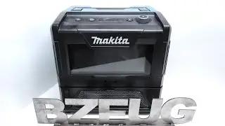Makita Microwave.  What fits?  Cooking with XGT 40V power tool batteries.  A cordless microwave!