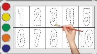Learn numbers from 1 to 10 for kids ||Numbers writing,reading and learning for kids 