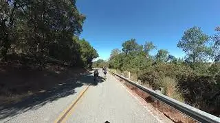 Crazy guy climbing Hicks Rd on an unicycle.