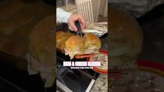 ham & cheese 🥪 #sliders #recipe #easyrecipes #simplerecipes #sandwich #hamandcheese #food #cooking
