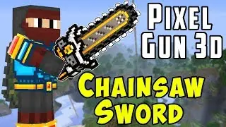Chainsaw Sword - Pixel Gun 3D Space Marine? Melee Fun Gameplay PG3D