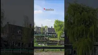 Zaandam🇳🇱. Netherlands &ndash; A fairytale town with colorful houses, peaceful canals.