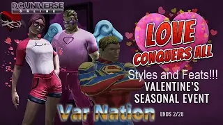 DCUO - Love Conquers All 2017 Styles and Feats