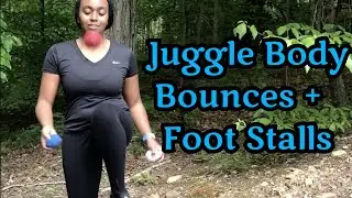 SOCCER-STYLE Juggling Tricks with 3 Balls | Body Bounce + Foot Stall Tutorial