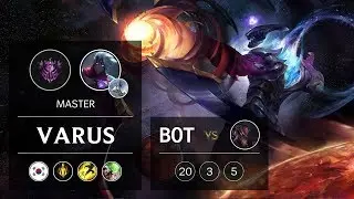 Varus ADC vs Lucian - KR Master Patch 9.6