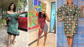 AFRICAN PRINT ANKARA SHORT GOWN DRESSES STYLES #2020 AFRICAN DRESSES FOR NOBLE LADIES