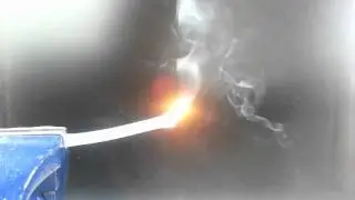 0:50 Brennprobe Silikonschlauch #2