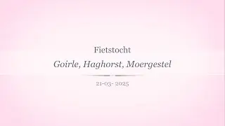 Fietstocht Goirle, Haghorst, Moergestel 4K