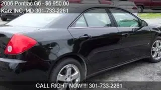 2006 Pontiac G6 for sale in Funkstown, MD 21734 at the Karz