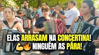 Elas Arrasam na Concertina! 💪🔥 Ninguém as Pára!