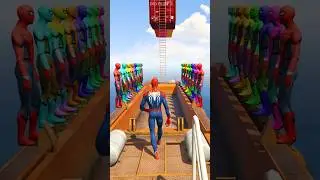 Spider Hero&rsquo;s Risky Sky Climb Above the Ocean! 😱 | GTA 5 Stunt Challenge