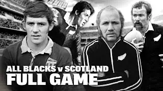 1975: When rugby was DIFFERENT. All Blacks v Scotland | FULL GAME