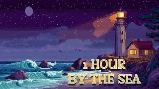 Lighthouse Night Pixelart Lofi 🌊 | Pixel Lofi Ambience
