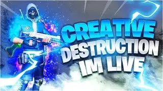 Creative destruction live stream!
