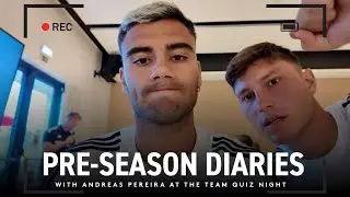 Pre-Season Diaries | Andreas vlogs the team quiz night