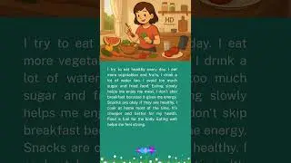 English Listening Practice Through Short Stories | HD Language P.88 - Healthy Eating Habits