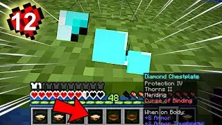 How to take off Curse of Binding Armor Ep12 Rushing Minecraft Hardcore
