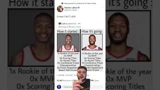 Damian Lillard Makes Fun Of Himself With #NBA Twitter Fans 😂 #Shorts