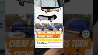 Testing Ali express CHEAP dynamic turn signal lights⁉️💰 #cars #automotivetools #automobile #fy #fyp