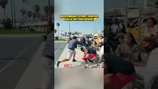 Heavyweight Street Fighter CALLS OUT Pro Boxer! 😬