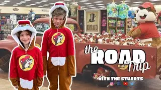 LET'S GO TO BUC-EES WITH THE STUARTS! | TEXAS ROAD TRIP 2023