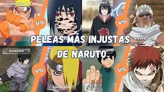 Las peleas MÁS INJUSTAS de Naruto