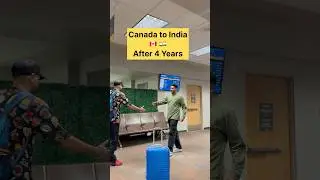 Canada to India 🇨🇦 🇮🇳 after 4 Years #minivlog