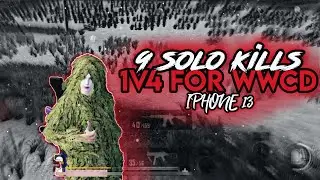 1v4 for WWCD || 9 Solo Kills in Scrims || Team DTR || GODSkillz