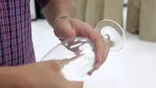 Matt Skinner shows you how to clean and polish wine glasses