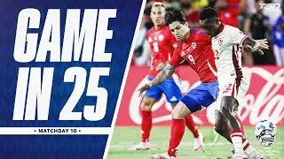 MATCH IN 25: Canada vs. Chile