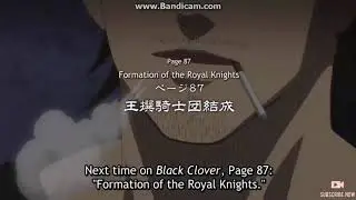 Black Clover Episode 87 Preview English Sub