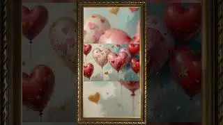 BALLOON BOUQUET | FRAMED TV ART WALLPAPER SCREENSAVER BACKGROUND | 2 HRS #wallpaper