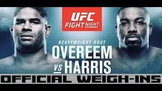 UFC on ESPN 8 Official Weigh-Ins: Alistair Overeem vs Walt Harris