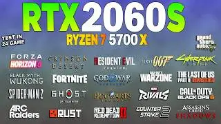RTX 2060 Super + Ryzen 7 5700x - Test in 24 Games 1080p | Current Performance?