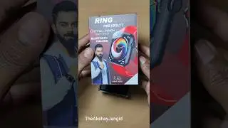 Fire-Boltt Ring Pro: HD Calls, IP68, SpO2, Pin Code Lock, Split Screen, Black Red, Free Size, Unbox
