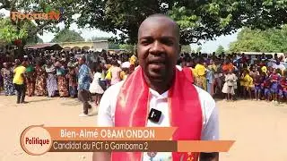 Bien-Aimé OBAM’ONDON accueilli en grande pompe à Gamboma 2