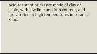 Acid-Resistant Bricks: Properties, Types, Tests, and Advantages