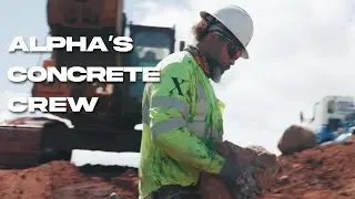 Alpha's Concrete Crew on the West Side of Maui