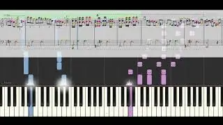 Piano Man - Billy Joel - with Sheet Music and Synthesia